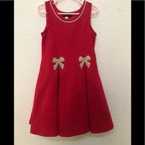 Hannah Banana - girls red dress (6x)